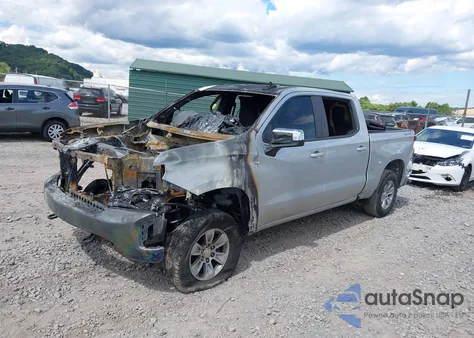2021 Chevrolet Silverado 1500 4Wd Short Bed Lt из США, поврежденный, VIN 1GCUYDEDXMZ244978